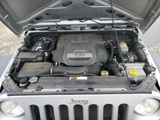 1C4AJWAG6CL203252 - 2012 JEEP WRANGLER SPORT SILVER photo 11