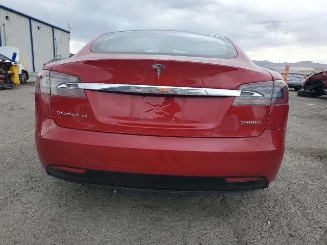 5YJSA1E46GF172486 - 2016 TESLA MODEL S წითელი ფოტო 6