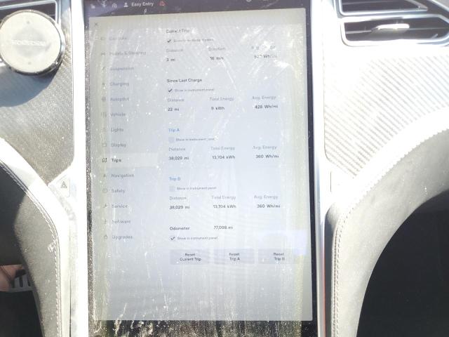 5YJSA1E46GF172486 - 2016 TESLA MODEL S წითელი ფოტო 9