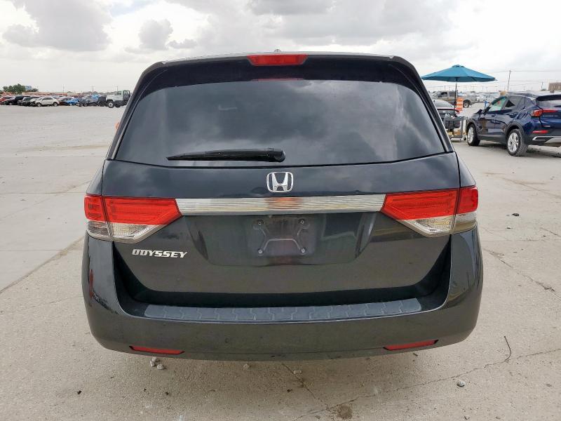 5FNRL5H60FB129631 - 2015 HONDA ODYSSEY EXL BLACK photo 6