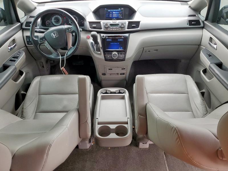 5FNRL5H60FB129631 - 2015 HONDA ODYSSEY EXL BLACK photo 8