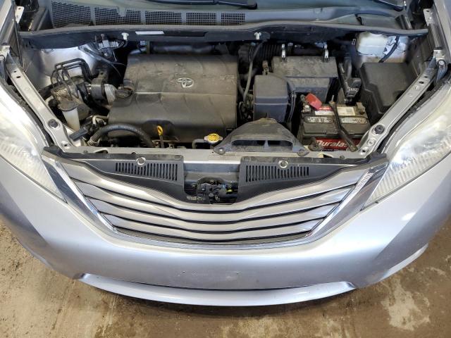 5TDDK3DC8BS006775 - 2011 TOYOTA SIENNA XLE Gümüş foto 12