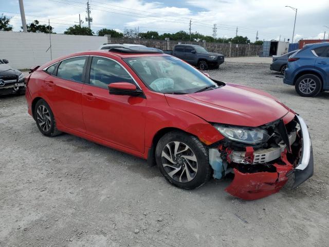 2HGFC2F73HH533812 - 2017 HONDA CIVIC EX 红色 照片 4