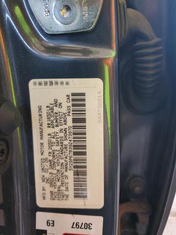 5Y2SP67839Z473970 - 2009 PONTIAC VIBE GRAY photo 12