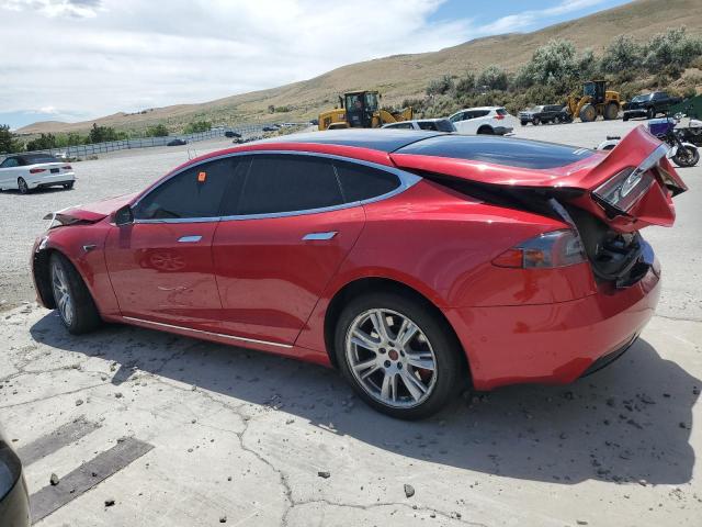 5YJSA1E43LF382585 - 2020 TESLA MODEL S წითელი ფოტო 2
