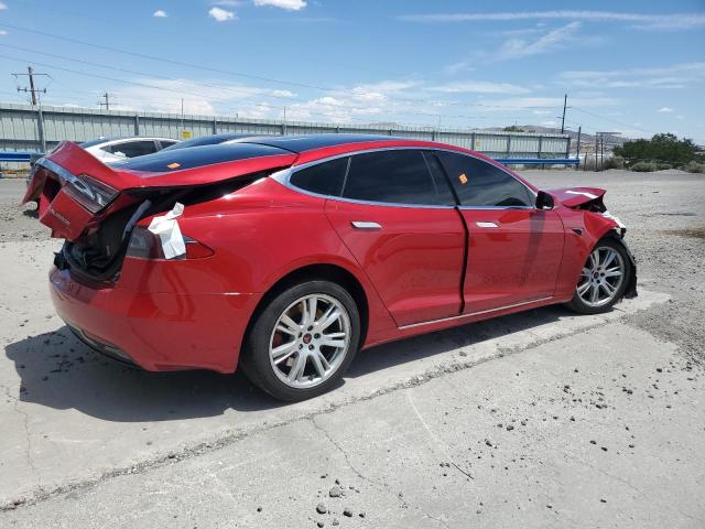 5YJSA1E43LF382585 - 2020 TESLA MODEL S წითელი ფოტო 3