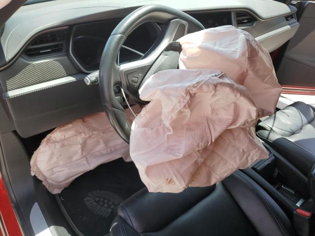 5YJSA1E43LF382585 - 2020 TESLA MODEL S წითელი ფოტო 8