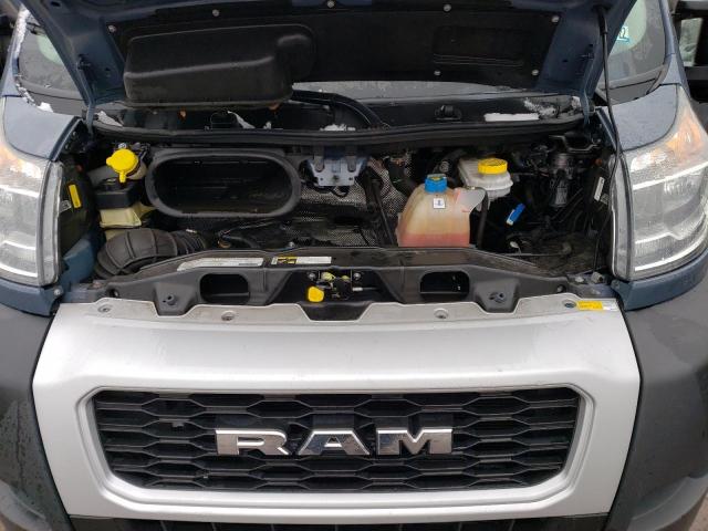 3C6MRVJG4ME550161 - 2021 RAM PROMASTER 3500 HIGH ლურჯი ფოტო 12
