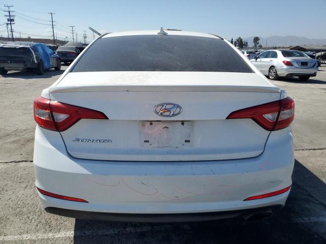 5NPE24AF3GH344865 - 2016 HYUNDAI SONATA SE WHITE photo 6