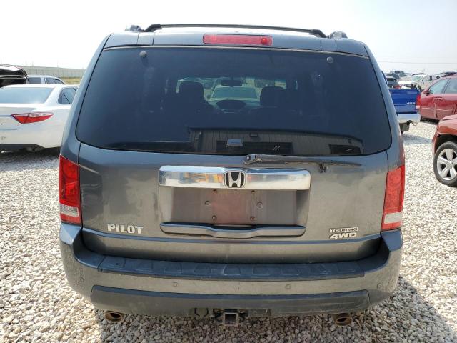 5FNYF4H92BB057168 - 2011 HONDA PILOT TOURING GRAY photo 6