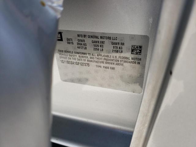 1G11B5SA1GF127275 - 2016 CHEVROLET MALIBU LIM LS SILVER photo 12