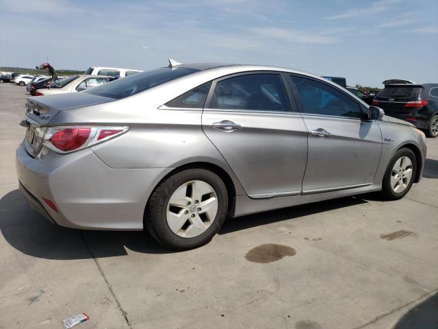 KMHEC4A47CA042536 - 2012 HYUNDAI SONATA HYBRID SILVER photo 3