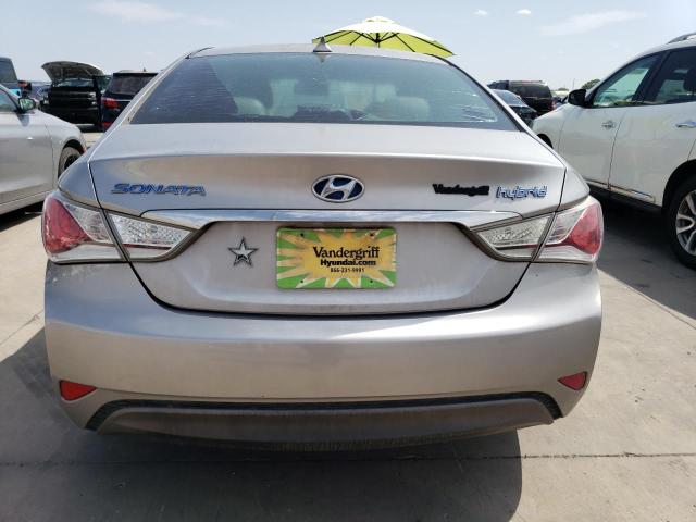 KMHEC4A47CA042536 - 2012 HYUNDAI SONATA HYBRID SILVER photo 6