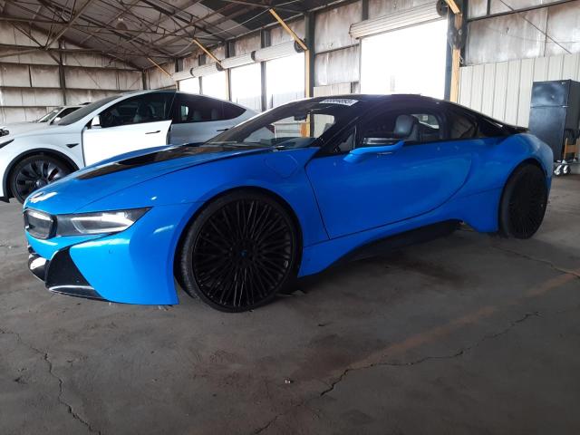 WBY2Z2C51FV392742 - 2015 BMW I8 BLUE photo 1