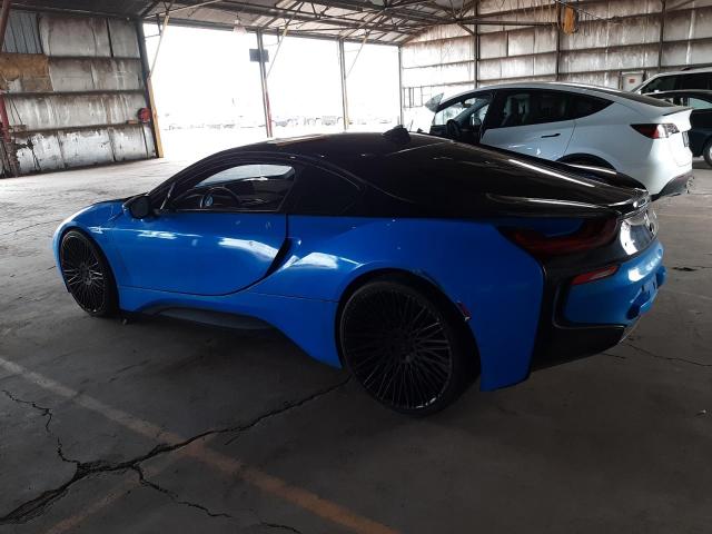 WBY2Z2C51FV392742 - 2015 BMW I8 BLUE photo 2