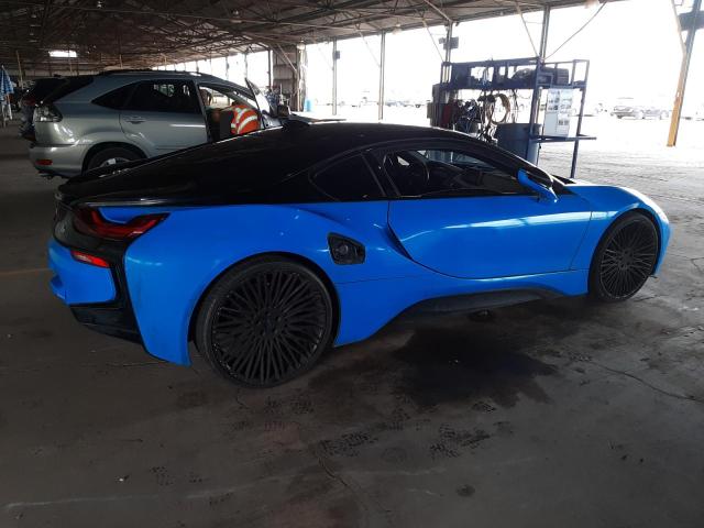 WBY2Z2C51FV392742 - 2015 BMW I8 BLUE photo 3