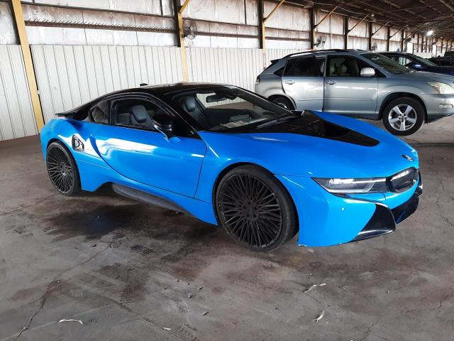 WBY2Z2C51FV392742 - 2015 BMW I8 BLUE photo 4