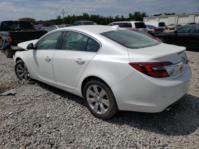 2G4GT5GX0G9136758 - 2016 BUICK REGAL PREMIUM WHITE photo 2