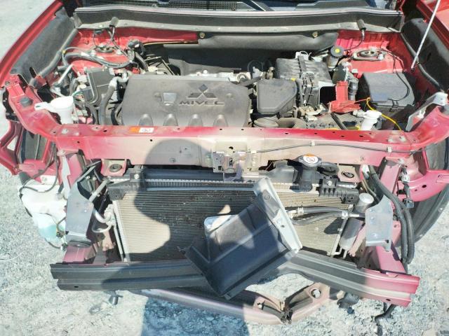 JA4AZ3A35KZ047411 - 2019 MITSUBISHI OUTLANDER SE RED photo 11