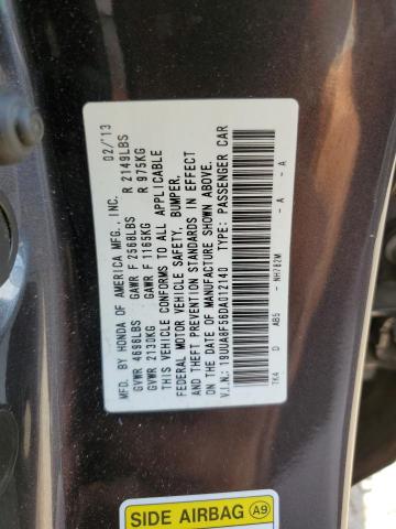 19UUA8F56DA012140 - 2013 ACURA TL TECH CHARCOAL photo 12