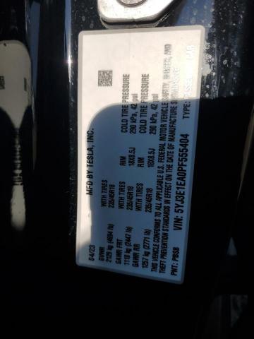 5YJ3E1EA0PF555404 - 2023 TESLA MODEL 3 შავი ფოტო 13