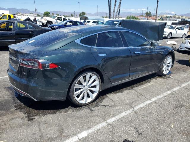 5YJSA1DG3DFP10262 - 2013 TESLA MODEL S Yaşıl foto 3