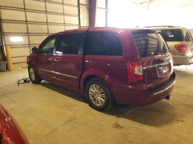 2C4RC1GG6DR751817 - 2013 CHRYSLER TOWN & COU LIMITED BURGUNDY photo 2