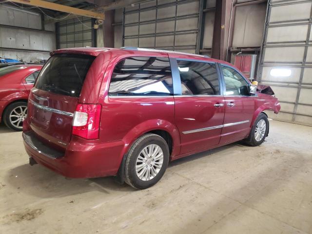 2C4RC1GG6DR751817 - 2013 CHRYSLER TOWN & COU LIMITED BURGUNDY photo 3