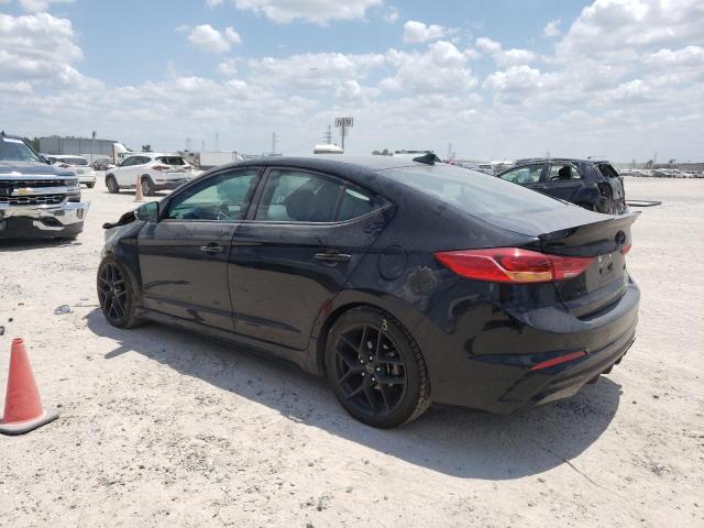 KMHD04LB5JU721927 - 2018 HYUNDAI ELANTRA SPORT BLACK photo 2