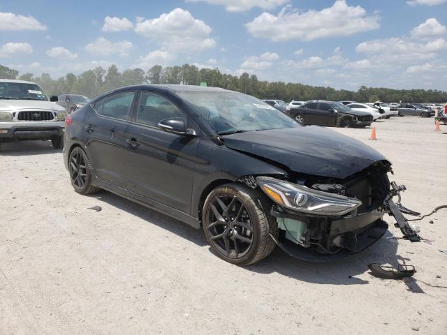 KMHD04LB5JU721927 - 2018 HYUNDAI ELANTRA SPORT BLACK photo 4