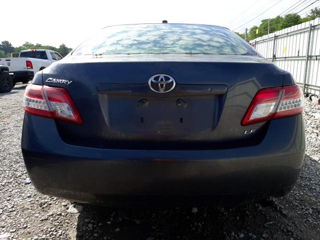 4T1BF3EK0AU032584 - 2010 TOYOTA CAMRY BASE GRAY photo 6