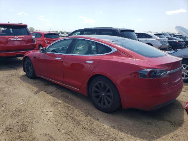 5YJSA1E23JF272535 - 2018 TESLA MODEL S წითელი ფოტო 2