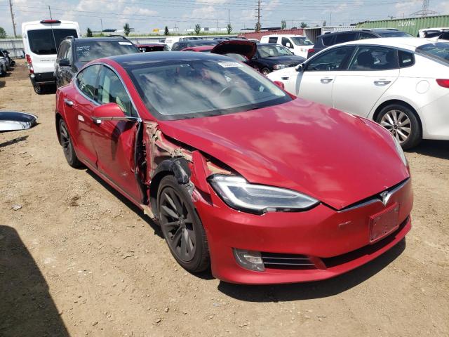 5YJSA1E23JF272535 - 2018 TESLA MODEL S წითელი ფოტო 4