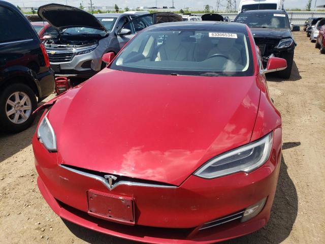 5YJSA1E23JF272535 - 2018 TESLA MODEL S წითელი ფოტო 5
