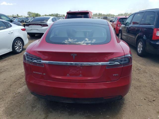 5YJSA1E23JF272535 - 2018 TESLA MODEL S წითელი ფოტო 6