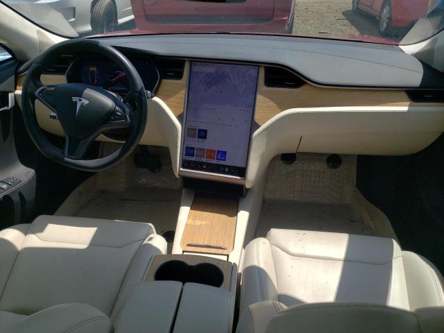 5YJSA1E23JF272535 - 2018 TESLA MODEL S წითელი ფოტო 8
