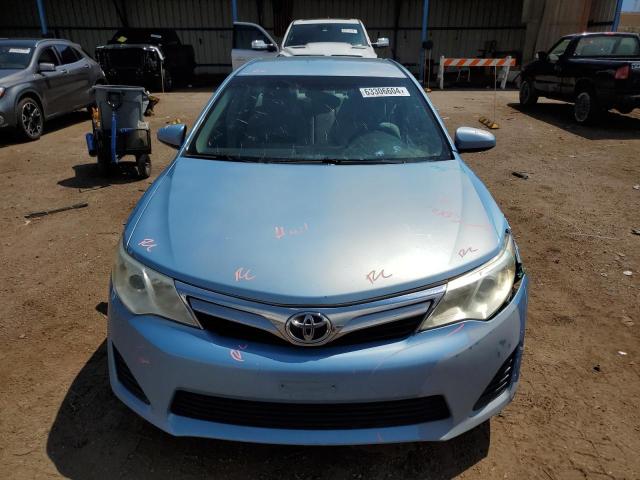 4T1BF1FK1CU586190 - 2012 TOYOTA CAMRY BASE BLUE photo 5