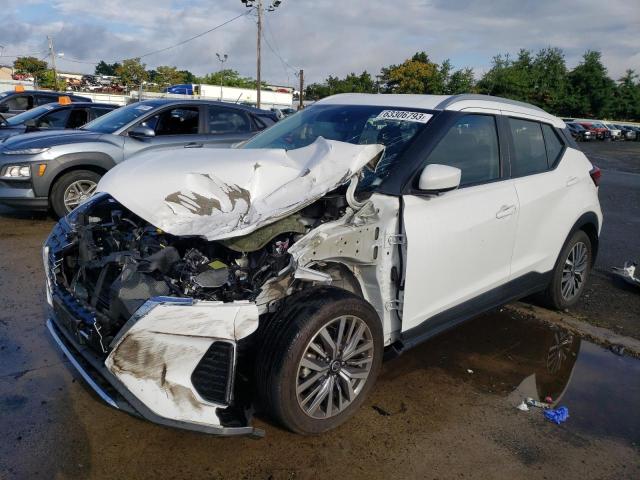 3N1CP5CV3ML525451 - 2021 NISSAN KICKS SV WHITE photo 1