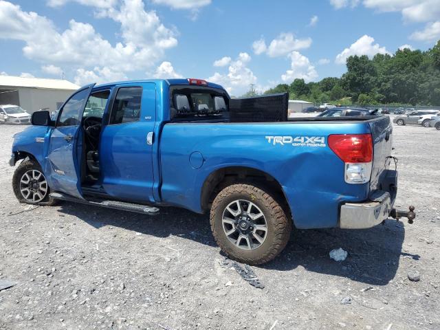 5TBBV54107S456249 - 2007 TOYOTA TUNDRA DOUBLE CAB SR5 BLUE photo 2
