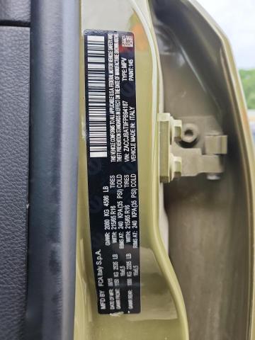 ZACCJBAT9FPB94187 - 2015 JEEP RENEGADE SPORT GREEN photo 13