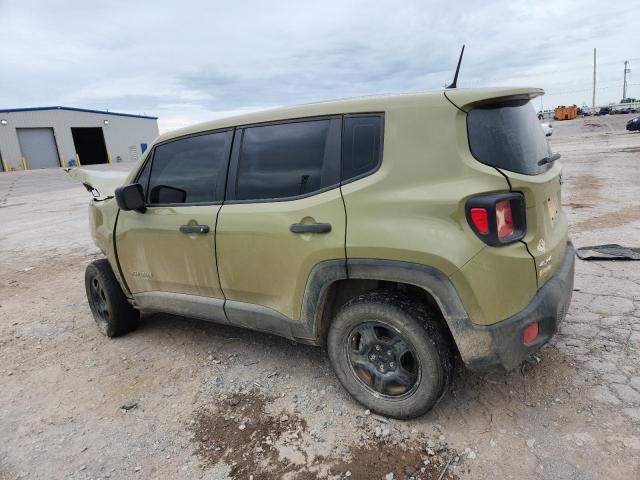 ZACCJBAT9FPB94187 - 2015 JEEP RENEGADE SPORT GREEN photo 2