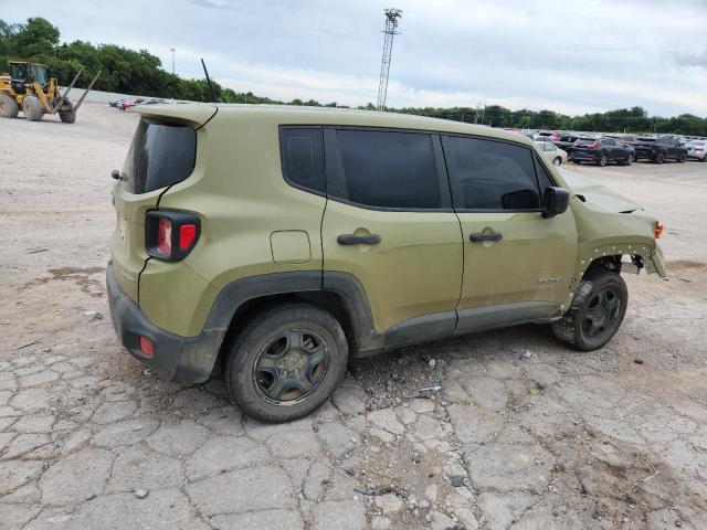 ZACCJBAT9FPB94187 - 2015 JEEP RENEGADE SPORT GREEN photo 3