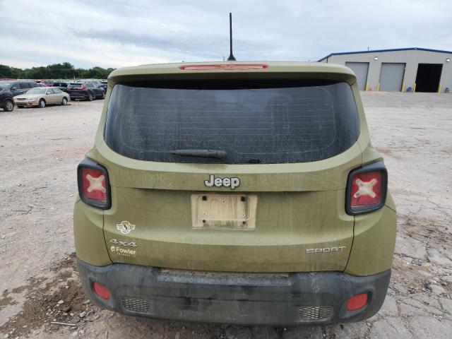 ZACCJBAT9FPB94187 - 2015 JEEP RENEGADE SPORT GREEN photo 6