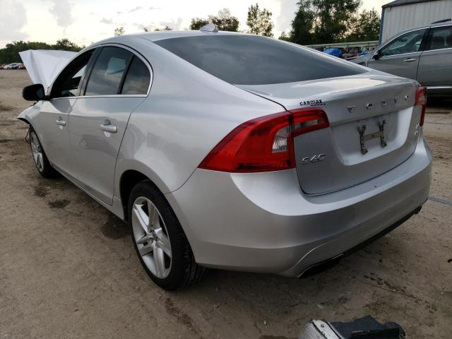 YV1612TB0F1304006 - 2015 VOLVO S60 PREMIER SILVER photo 2