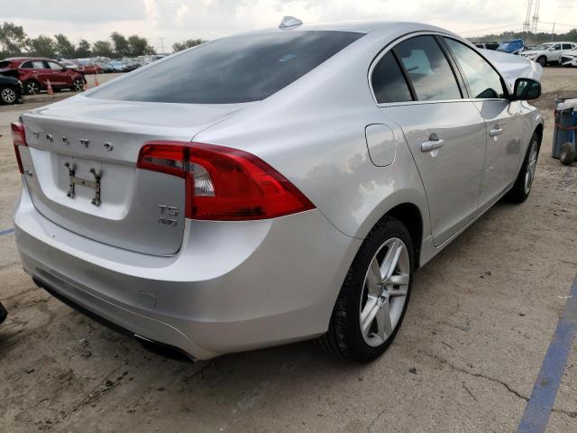 YV1612TB0F1304006 - 2015 VOLVO S60 PREMIER SILVER photo 3