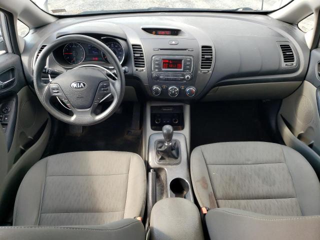 KNAFK4A61F5359350 - 2015 KIA FORTE LX SILVER photo 8