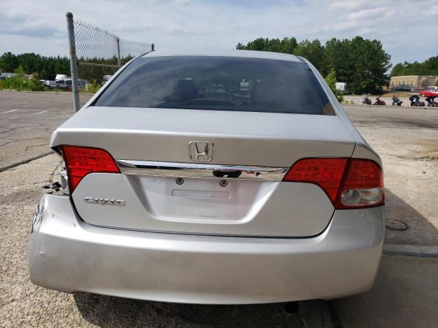 2HGFA1F59AH544589 - 2010 HONDA CIVIC LX SILVER photo 6