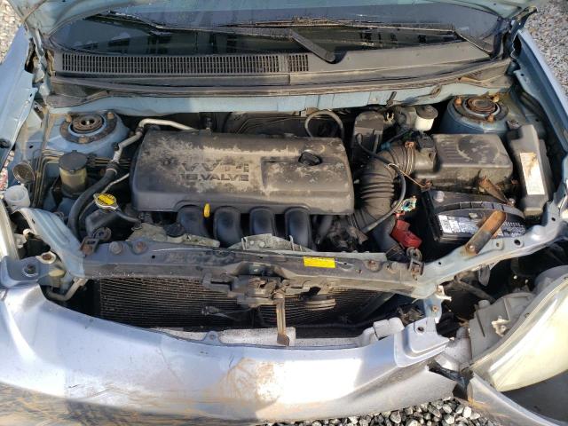 2T1KR38E64C211845 - 2004 TOYOTA COROLLA MA XR BLUE photo 11
