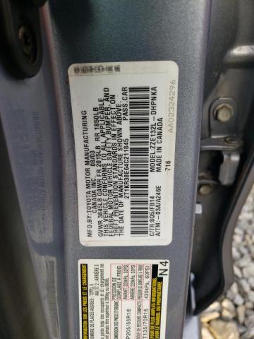 2T1KR38E64C211845 - 2004 TOYOTA COROLLA MA XR BLUE photo 12