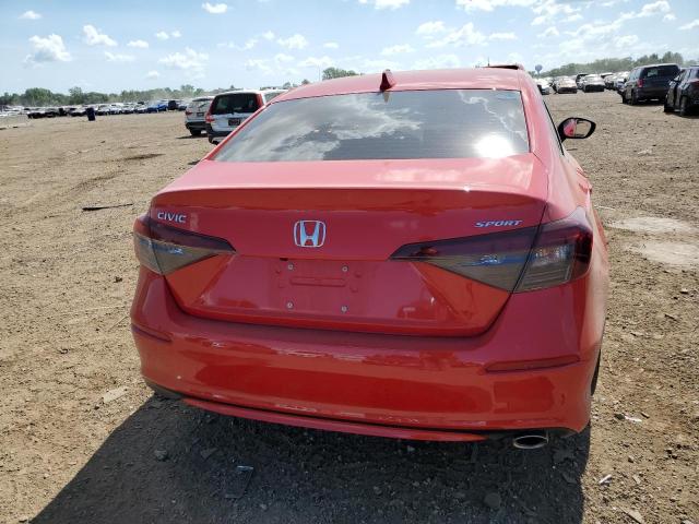 2HGFE2F56SH535053 - 2025 HONDA CIVIC SPORT წითელი ფოტო 6